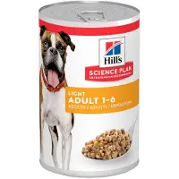 Hill's Pet Nutrition Adult Light - 6 x 370 g Kylling
