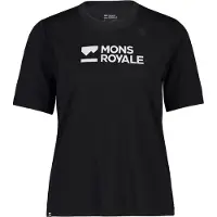 Mons Royale Merino Icon Relaxed Teknisk skjorte svart