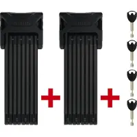 ABUS Bordo 6000k/120 Bk Sh Twinset Foldelås