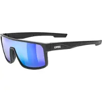 Uvex lgl 51, Multisportbrille, Hel rand, Svart, Svart, Blå