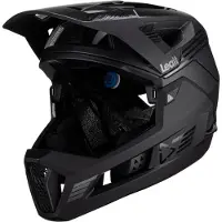 Leatt MTB Enduro 4.0 V23 sykkelhjelm med avtagbar hakerem, str. L, svart