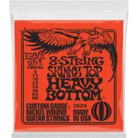 Ernie Ball Skinny Top Heavy Bottom 2624 8-String Nickel Set 09-80