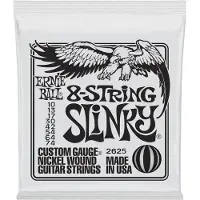 Ernie Ball Regular Slinky 2625 8-String Nickel Guitar Strings 10-74