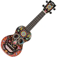 Mahalo Art Ukulele Day of the Dead
