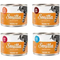 Smilla Økonomipakke Fjærkregryter 24 x 200 g - Blandet pakke Fjærkregryter