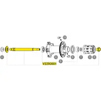 Mavic Ksyrium Sle/sls/elite S Bakre Navaksel