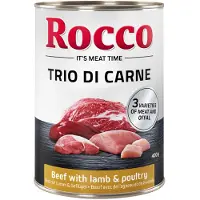 Rocco Classic Trio di Carne – 6 x 400 g - Okse, lam og fjærkre