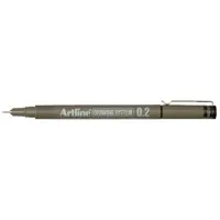 Artline Fineliner Artline Drawing Pen EK232, 0,2 mm, sort