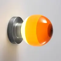 Marset LED-vegglampe Dipping Light A2, oransje/grå