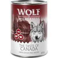 Wolf of Wilderness "Triple Taste" 6 x 400 g - Triple Taste Canada
