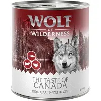 Wolf of Wilderness Økonomipakke "Triple Taste" 24 x 800 g - Triple Taste Canada
