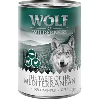 Wolf of Wilderness Økonomipakke "Triple Taste" 24 x 400 g - Triple Taste The Mediterranean