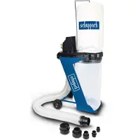 Scheppach DC500, Tørr, Hvit, 75 l, 1150 m³/t, 2 m, 10 cm