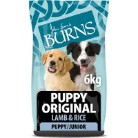 Burns Puppy Original - Lam og ris - 6 kg