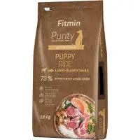 Fitmin Purity to-pakning - Rice Puppy, lammekjøtt med laks, 2 x 12 kg