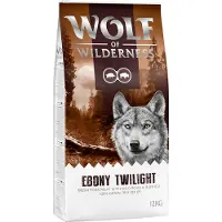 Wolf of Wilderness "Ebony Twilight" Villsvin & Bøffel - kornfri - 12 kg