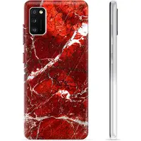 Mtp Products Samsung Galaxy A41 TPU-deksel - Rød Marmor