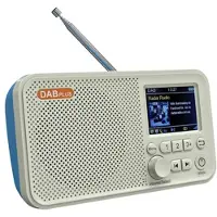 Mtp Products Bærbar DAB Radio & Bluetooth-høyttaler C10 - Hvit / Blå