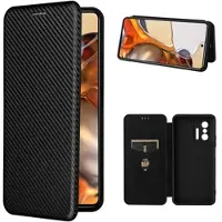 Mtp Products Xiaomi 11T/11T Pro Flip-deksel - Karbonfiber - Svart