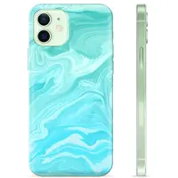 Mtp Products iPhone 12 TPU-deksel - Blå Marmor