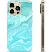 Mtp Products iPhone 13 Pro Max TPU-deksel - Blå Marmor