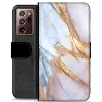 Mtp Products Samsung Galaxy Note20 Ultra Premium Lommebok-deksel - Elegant Marmor