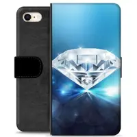 Mtp Products iPhone 7/8/SE (2020)/SE (2022) Premium Lommebok-deksel - Diamant
