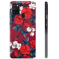 Mtp Products Samsung Galaxy A21s TPU-deksel - Vintage Blomster
