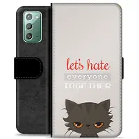Mtp Products Samsung Galaxy Note20 Premium Lommebok-deksel - Sint Katt
