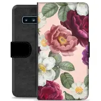 Mtp Products Samsung Galaxy S10+ Premium Lommebok-deksel - Romantiske Blomster