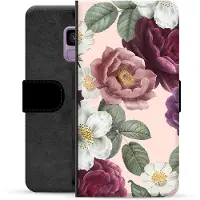 Mtp Products Samsung Galaxy S9 Premium Lommebok-deksel - Romantiske Blomster