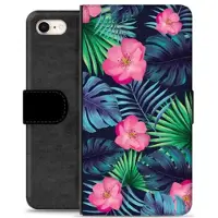 Mtp Products iPhone 7/8/SE (2020)/SE (2022) Premium Lommebok-deksel - Tropiske Blomster
