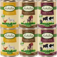 Lukullus Prøvemiks Naturkost Adult - 6 x 400 g (3 Sorter)