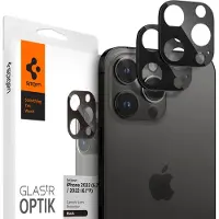 Spigen Optik.tR kamerabeskytter for iPhone 14/15/16 Pro/Pro Max - Svart 2 stk.