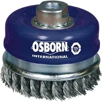 Osborn 0002608154 M140.50 Mm Stål Koppbørste Med Tvunnet Tråd