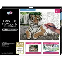 Zieler Paint By Numbers Tiger Malingsett