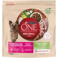 Purina One Mini Weight Control / Sterilised Kalkun & ris - 18 kg (12 x 1,5 kg)