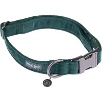 Nomad Tales Blush halsbånd, smaragd - Str M: 34 - 55 cm Halsomfang, B 20 mm