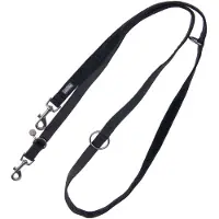 Nomad Tales Blush hundehalsbånd, ebony - Passende line: 200 cm lang, 20 mm breit