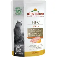 Almo nature Økonomipakke HFC Jelly Pouch 24 x 55 g - Kyllingfilet med ost