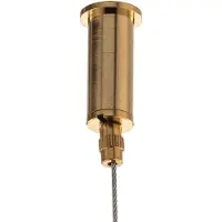 Aldex Hengelampe Dione, 6 lyskilder, gull