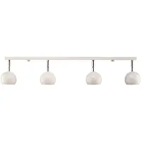 Sollux Downlight Flame, hvit, 4 lyskilder lang