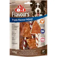 8In1 Triple Flavour Wings tyggepinner - 3 x 6 stk