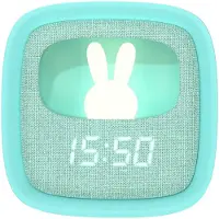 BigBen Interactive MOB Vekkerklokke med Nattlampe Billy Mint