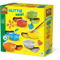 SES Creative Plakatfarger - 6x45 ml - Glitter - - OneSize - Maling