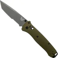 Benchmade Bailout 537Sgy-1 Green Tanto Serrated
