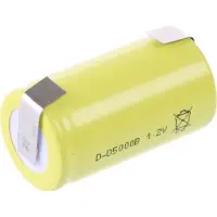 Mexcel D5000B Special-batteri R20 (D) U-loddefane, Flat-Top NiCd 1.2 V 5000 mAh
