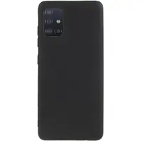 Mtp Products Mot Fingeravtrykk Matte Samsung Galaxy A51 TPU-deksel - Svart
