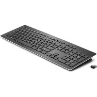 HP Premium - Tastatur - kabellos - 2,4 GHz - Deutsch - Abgeglichenes anodisiertes Aluminium - für EliteBook 835 G9, 845 G8, 845 G9, 865 G9, EliteBook x360, Pro Mobile Thin Client mt440 G3 (Z9N41AA#AB