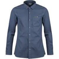 Lundhags Ekren Solid Ms LS Shirt, skjorte, herre, blå